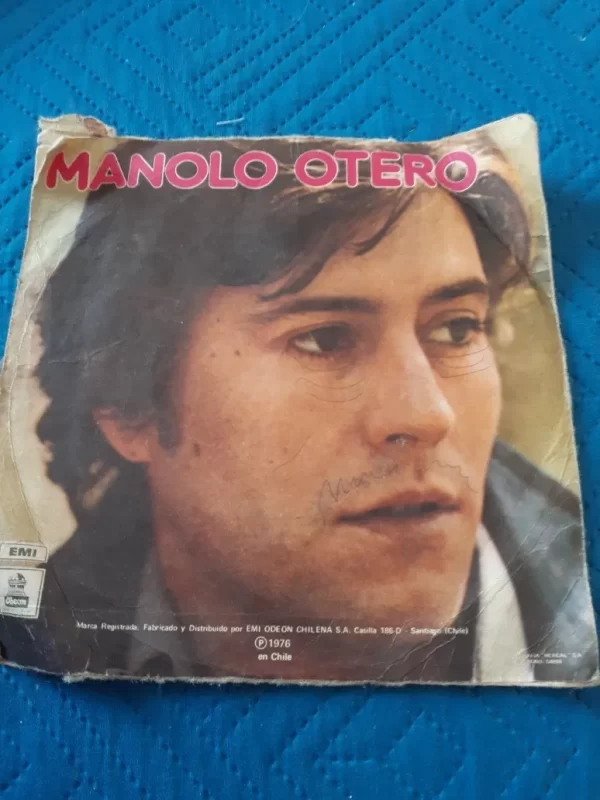 Vinilo Single De Manolo Otero Con Toda El Alma Numismática Eterno 2149