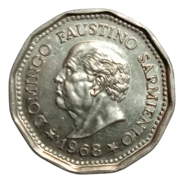 Moneda Argentina 25 Pesos Faustino Sarmiento  (Usado)