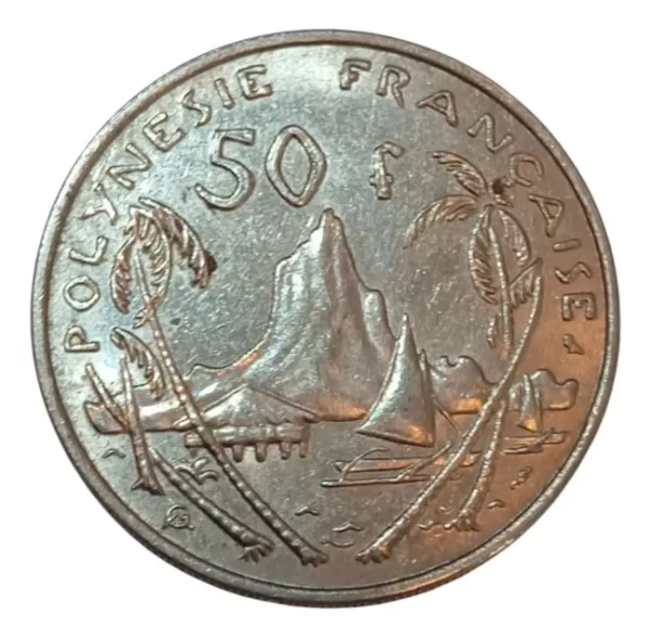 Moneda Polinesia Francesa 50 Francos 1967(&1187 (Usado)
