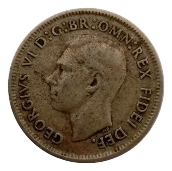 Moneda Australia 1 Shilling 1952 Plata 0.5(&1638 (Usado)