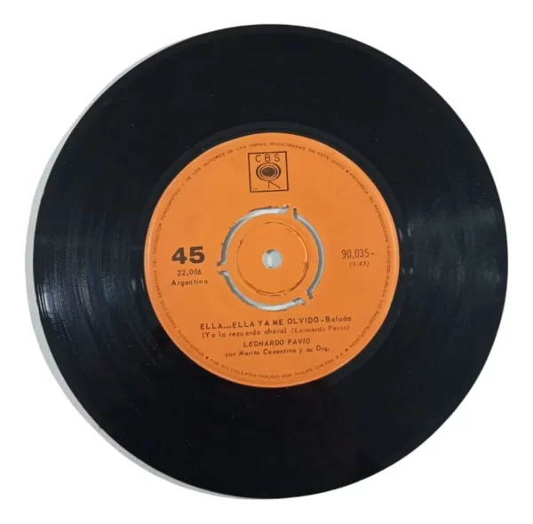 Vinilo Single Leonardo Favio O Quizas Le Regale(y114- (Usado)