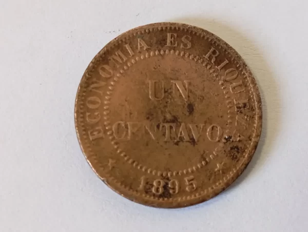 Moneda Chile 1 Centavo 1895(&506 (Usado) - Imagen 2