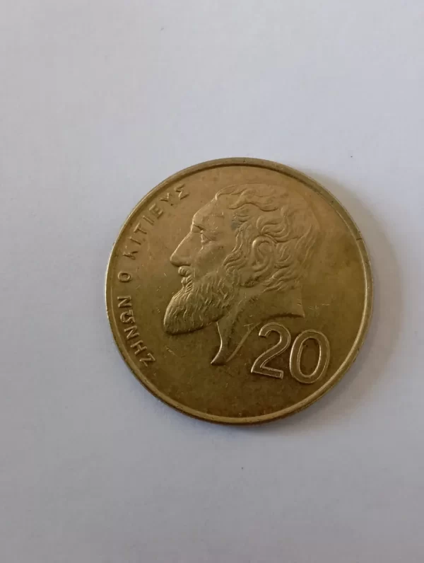 Moneda Chipre 20 Cents 1992 Zenón (&1650 (Usado) - Imagen 2