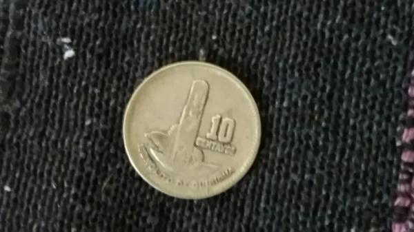 Moneda Guatemala 10 Centavos 1958 Plata 0.720 ( P41 (Usado - Imagen 2