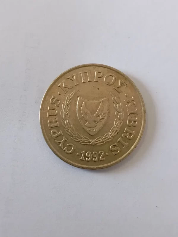 Moneda Chipre 20 Cents 1992 Zenón (&1650 (Usado) - Imagen 3