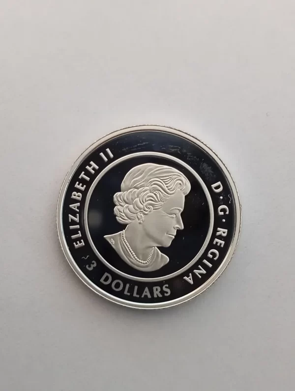 Moneda Canada 3 Dollar 2020 Plata 0.999 Día Del Amor (&1080 (Usado) - Imagen 2