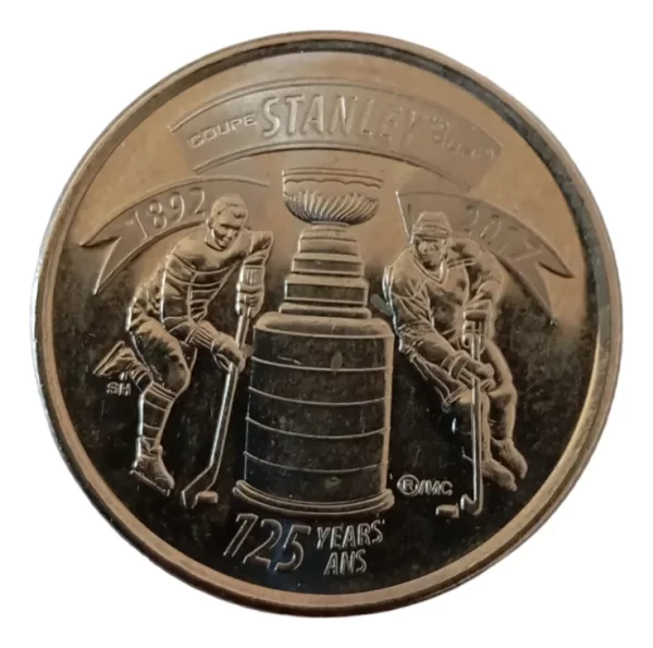 Moneda Canada 25 Cents 2017 Stanley Cup (&251 (Usado)