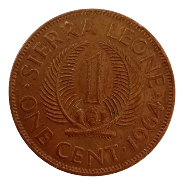 Moneda Sierra Leóna 1 Cents 1964 Milton Margai (&772 (Usado)