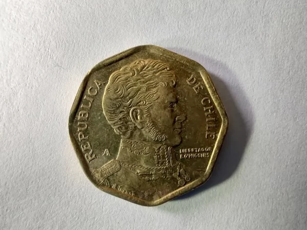 Moneda Chile 5 Pesos 2002 Ceca Armat (&547 (Usado) - Imagen 3