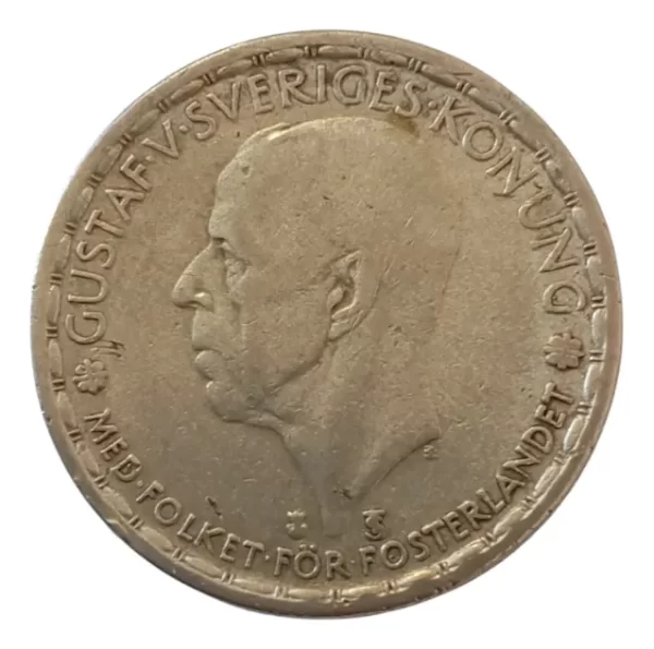Moneda Suecia 1 Korona 1949 Plata 0.400 (&1581 (Usado)