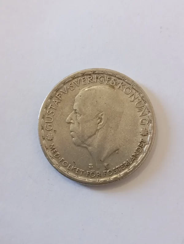 Moneda Suecia 1 Korona 1949 Plata 0.400 (&1581 (Usado) - Imagen 2