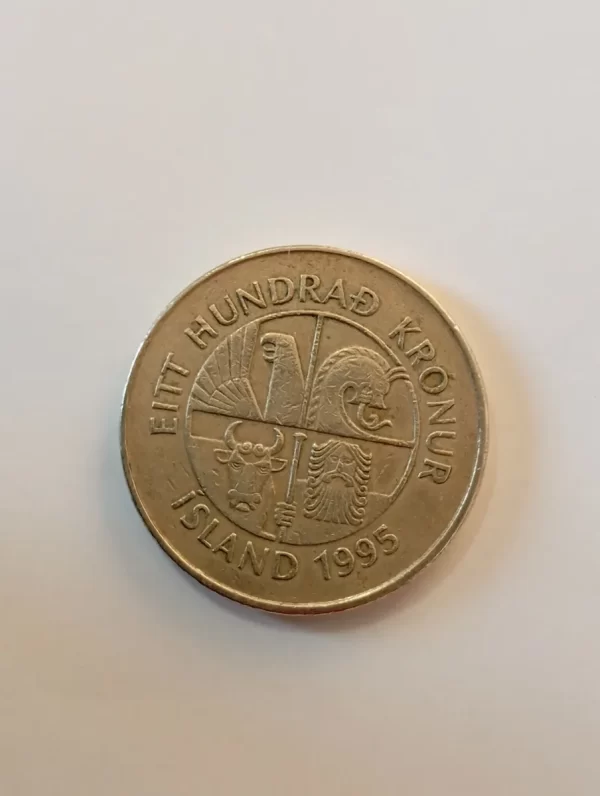 Moneda Islandia 100 Koronas 1995 O 2011-pez (&353 (Usado) - Imagen 3