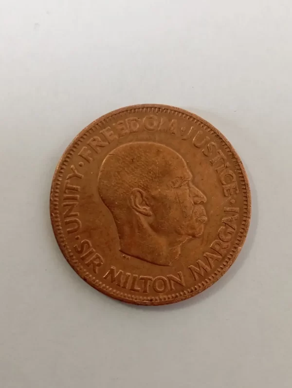 Moneda Sierra Leóna 1 Cents 1964 Milton Margai (&772 (Usado) - Imagen 3