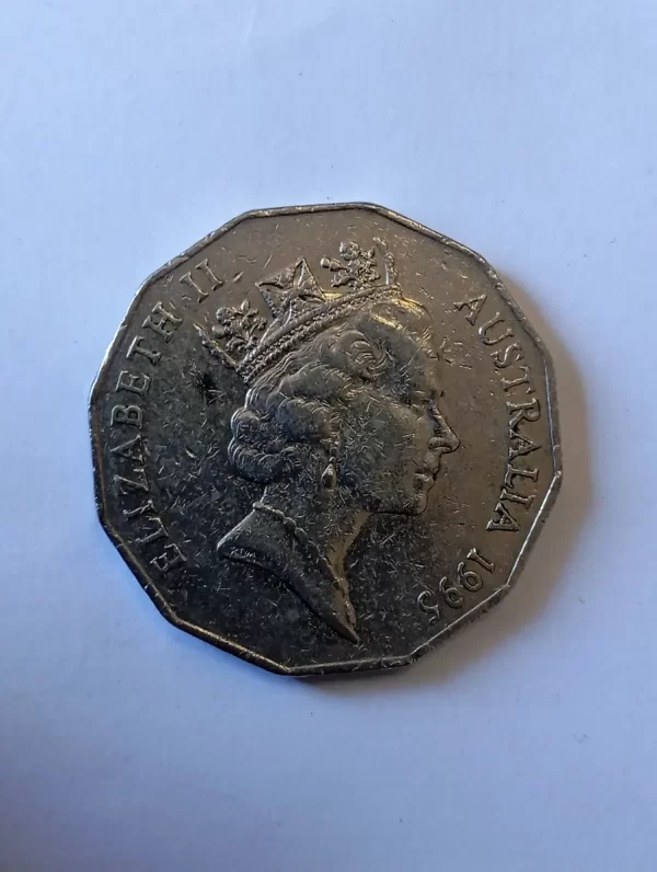 Moneda Australia 50 Cents Weary Dunlop(&1372 (Usado - Imagen 3