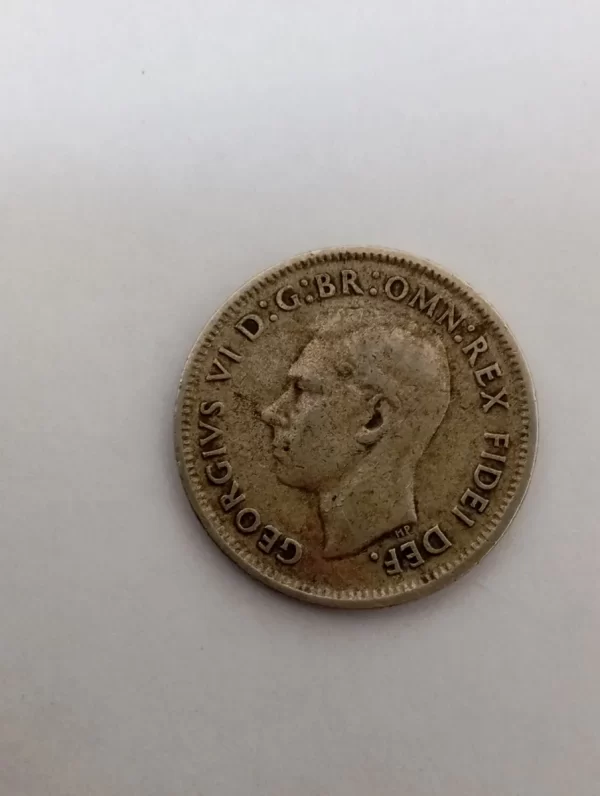 Moneda Australia 1 Shilling 1952 Plata 0.5(&1638 (Usado) - Imagen 2
