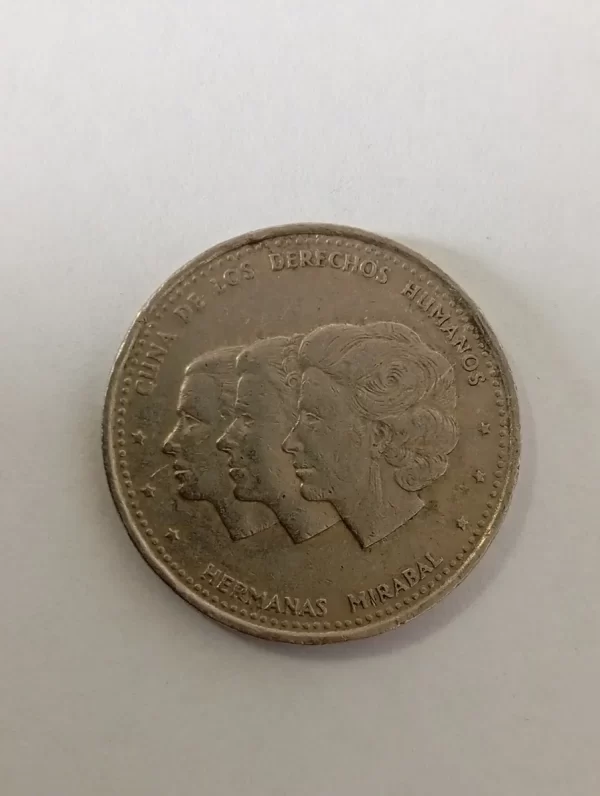 Moneda República Dominicana 25 Cets 1983 Herms Mirabal (&780 (Usado) - Imagen 2