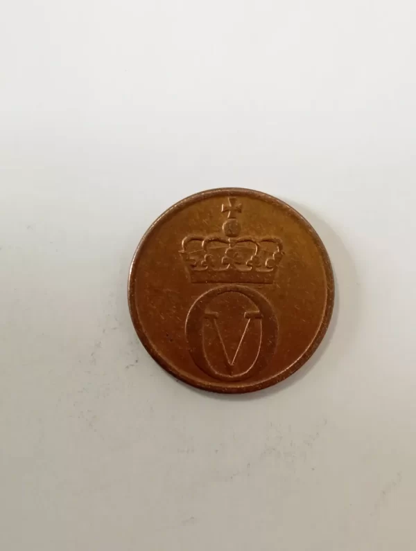 Moneda Noruega 2 Ore 1965 Gallo (&1423 (Usado) - Imagen 3