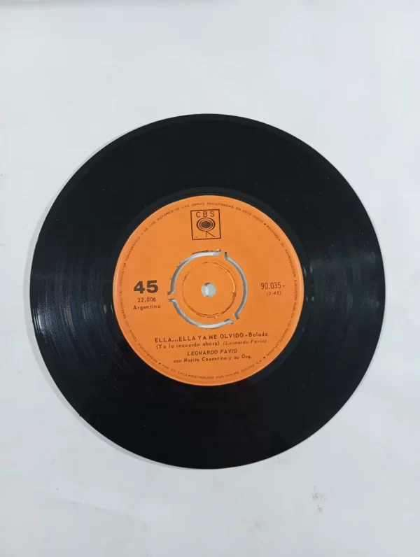 Vinilo Single Leonardo Favio O Quizas Le Regale(y114- (Usado) - Imagen 3