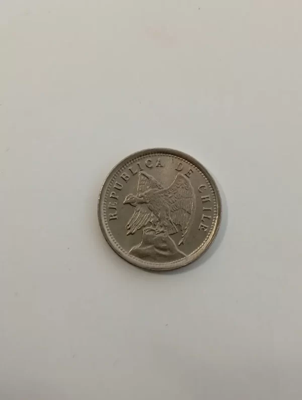 Moneda Chilena 5 Centavos 1925 Casi Unc(&346 (Usado - Imagen 3