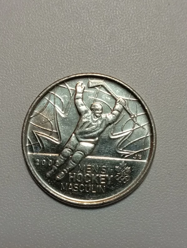 Moneda Canada 25 Cents 2009 Hookey  (Usado) - Imagen 2