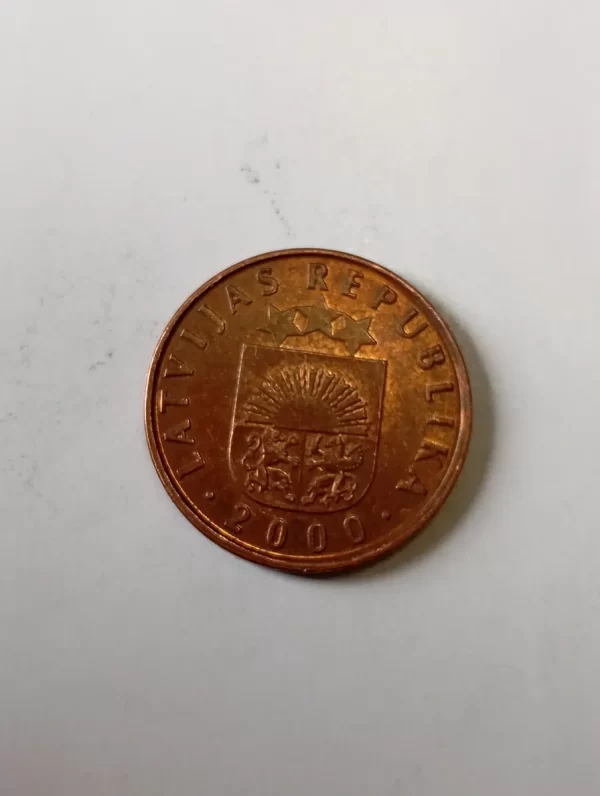 Moneda República Latvijas 2 Santini 2000 (&1767 (Usado) - Imagen 2