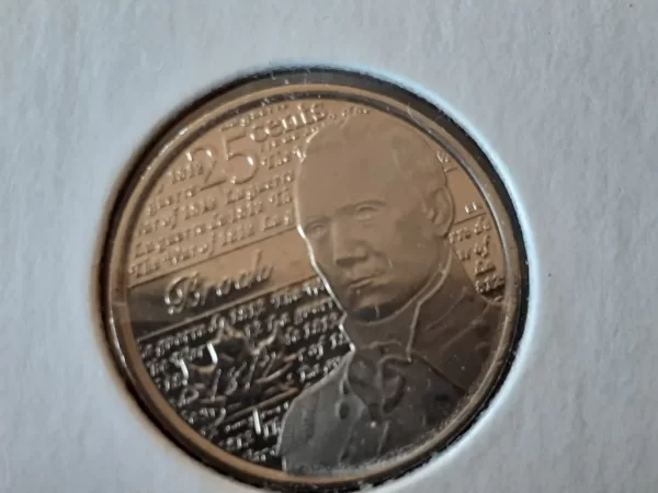 Moneda Canada 25 Cents Broch 2012(&63 (Usado) - Imagen 2
