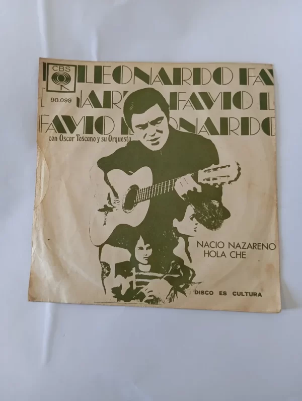 Vinilo Single De Leonardo Favio Nació Nazareno (c175 (Usado) - Imagen 4