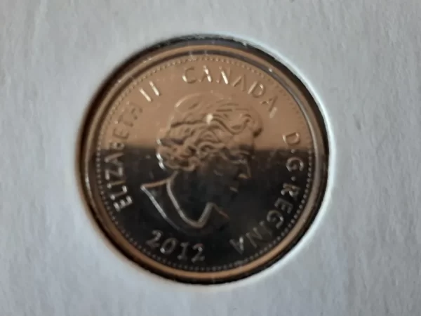 Moneda Canada 25 Cents Broch 2012(&63 (Usado) - Imagen 3