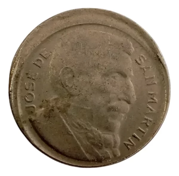 Moneda Argentina 5 Centavos 1953 Error Descentrado (&1509 (Usado)