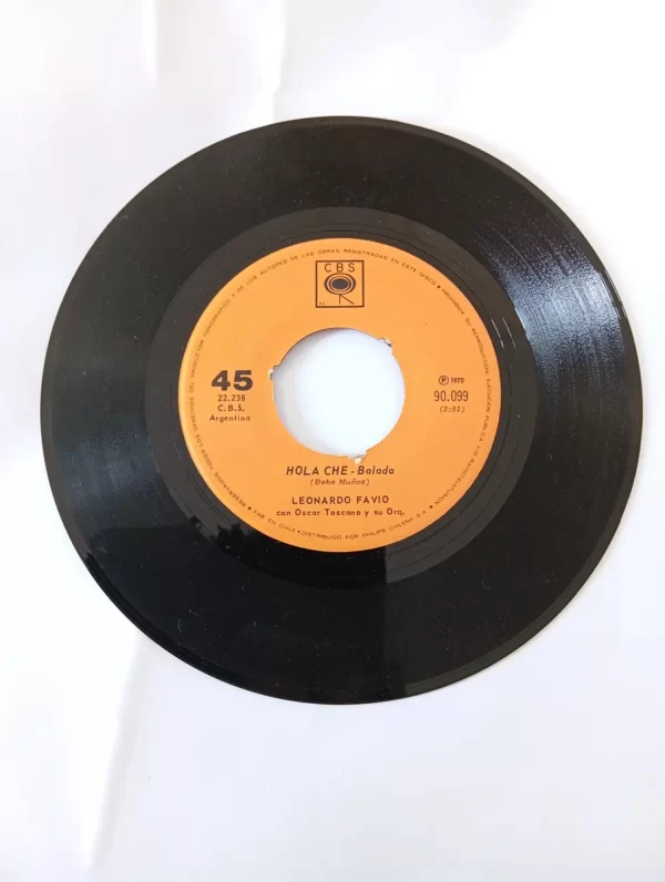 Vinilo Single De Leonardo Favio Nació Nazareno (c175 (Usado) - Imagen 2