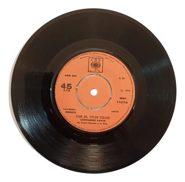 Vinilo Single De Leonardo Favio Con El Tilín Tilon (w15 (Usado)