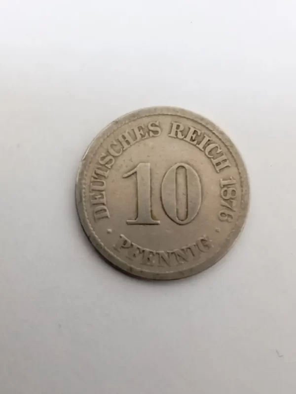 Moneda Alemania Imperio 10 Pfennig 1978 (&1611 (Usado - Imagen 3