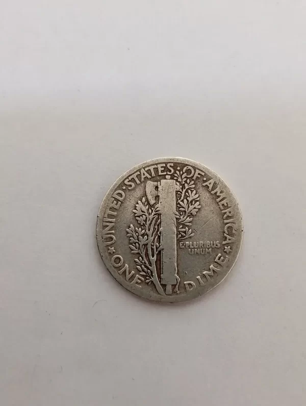 Moneda Estados Unidos 10 Cents 1925 Liberty Plata 0.9( P55 (Usado) - Imagen 3